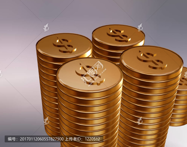 以沖壓美元的金幣