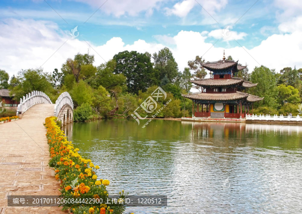 麗江的一個風景公園