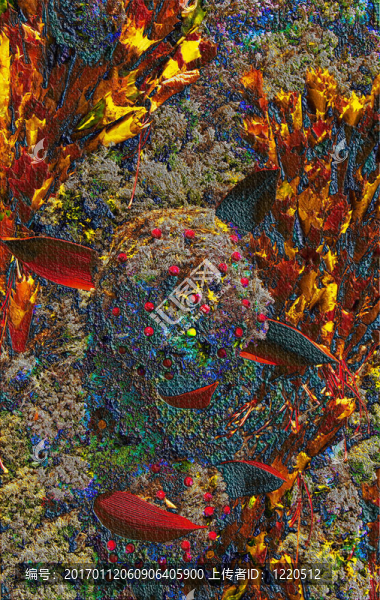 地毯的花