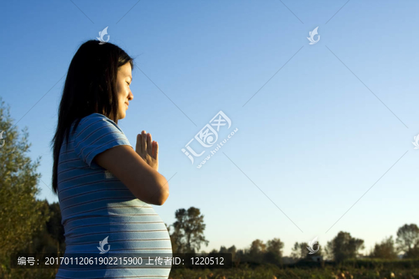 懷孕的女人