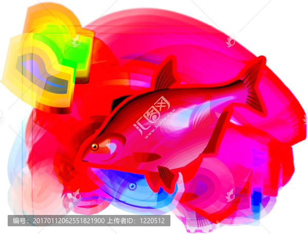 粉紅色的魚