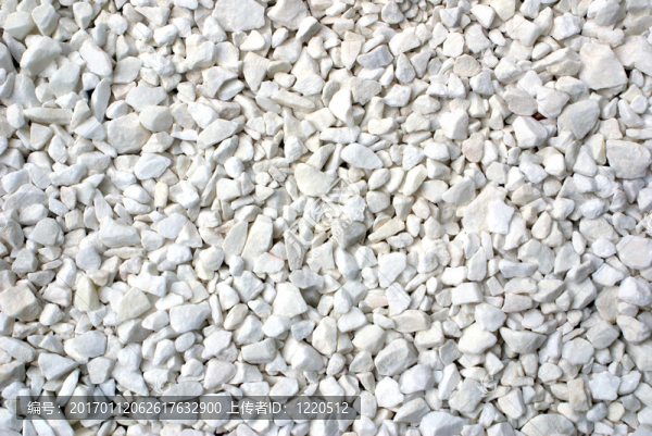 白色的鵝卵石