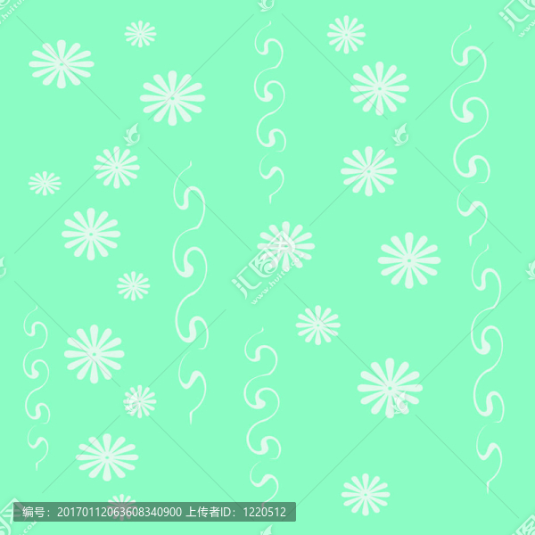 花朵和藤蔓WR
