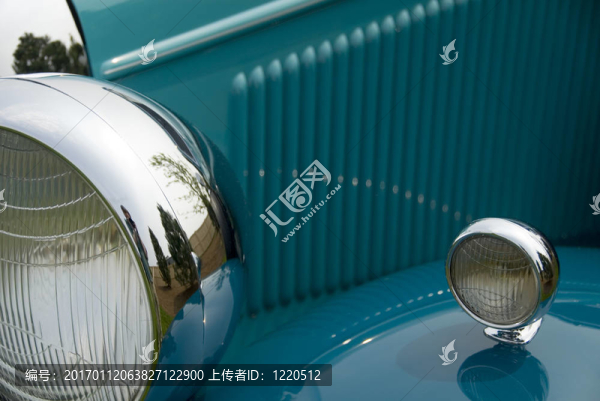 一輛經(jīng)典汽車的細(xì)節(jié)