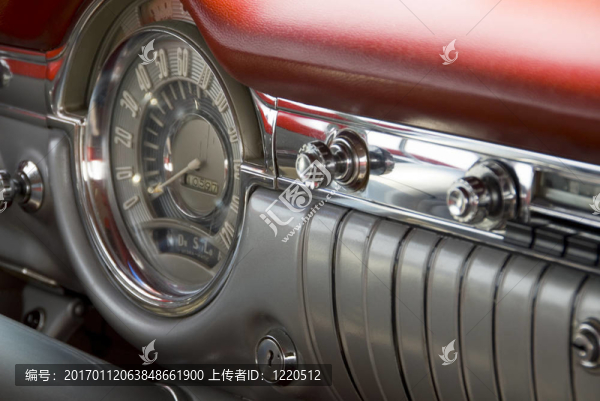 一輛經(jīng)典汽車的細(xì)節(jié)