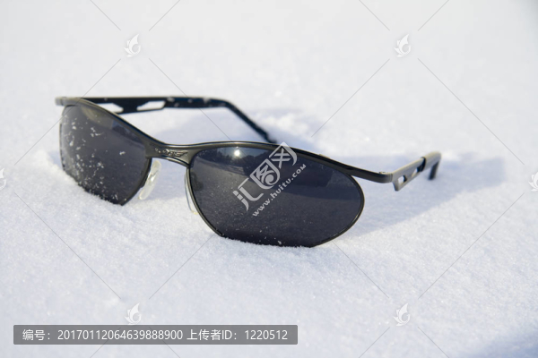雪中的太陽眼鏡