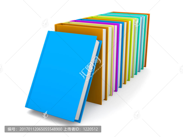 一排彩色書籍
