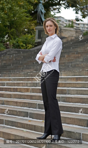 年輕的女商人