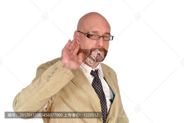 吸引的中年商人