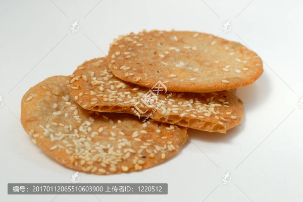 芝麻小扁面包