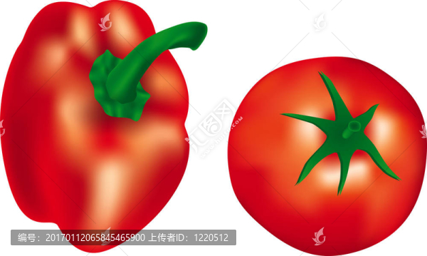 紅色的蔬菜