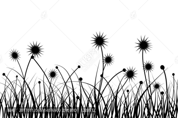 草與花；載體