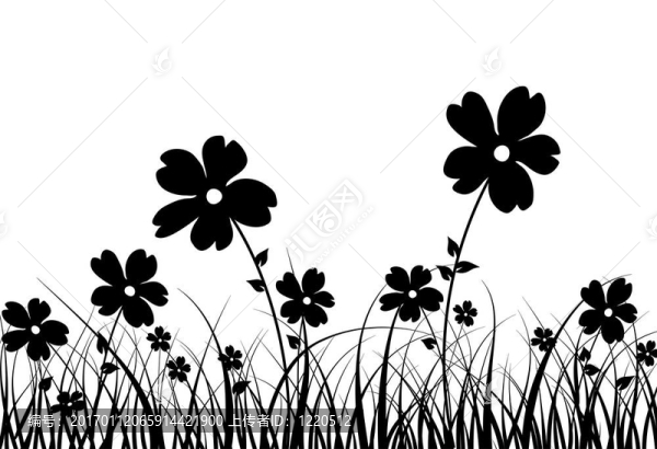 草與花；載體