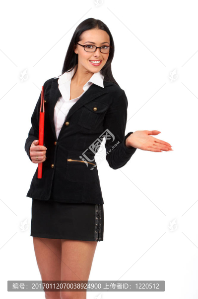 年輕漂亮的女商人