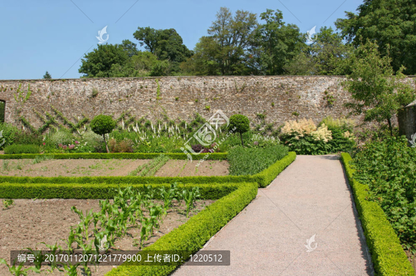 古老的圍墻花園