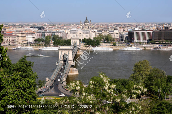 多瑙河畔；鏈橋和布達(dá)佩斯的看法