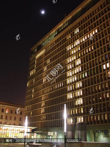 夜間辦公樓