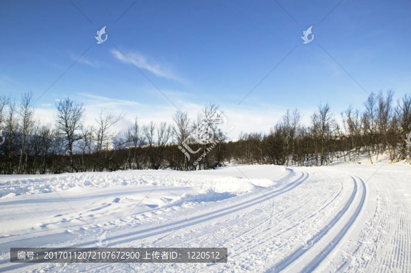 越野滑雪道