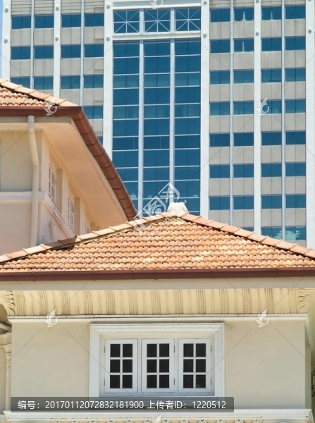 建筑的對比