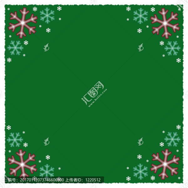 Green,Snowflake,Winter背景