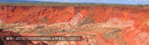 峽谷峰；紅Antsiranana和Diego,Suarez黥基；Panoramique；馬達(dá)加斯加；
