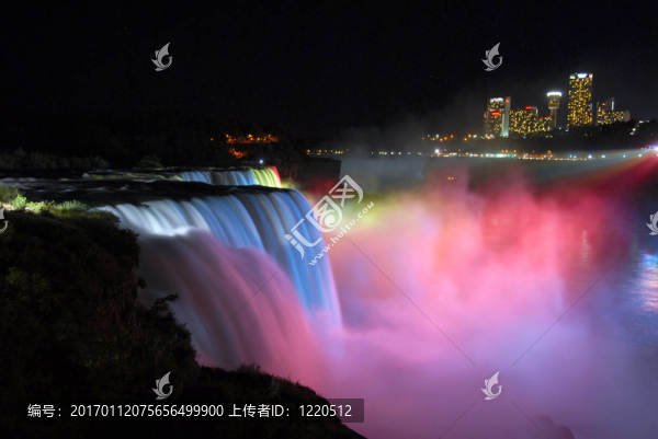 尼亞加拉大瀑布夜景