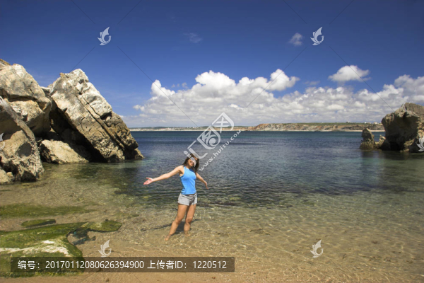 海灘上的一天