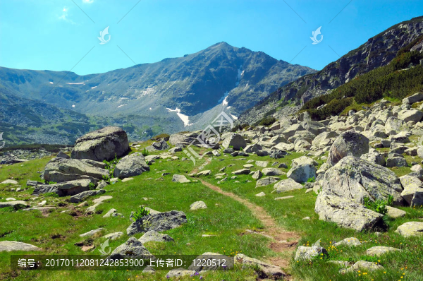 山地景觀；Musala峰；保加利亞