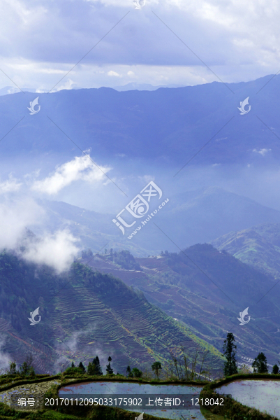 大山,梯田