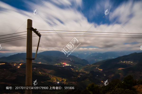 烏蒙山夜景俯瞰