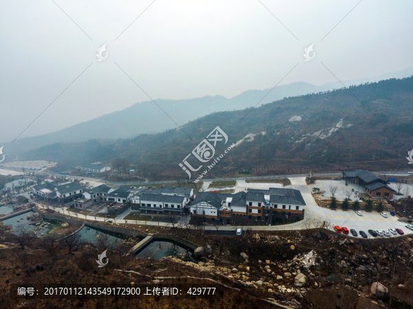 旅游小鎮(zhèn)俯瞰