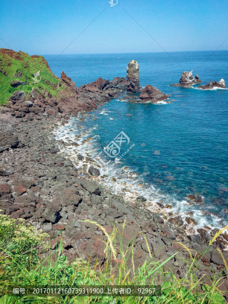 濟(jì)州島海灘風(fēng)光