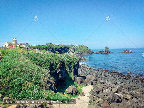 濟(jì)州島海灘風(fēng)光