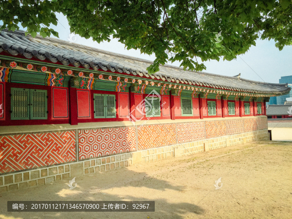 韓國景福宮街路建筑