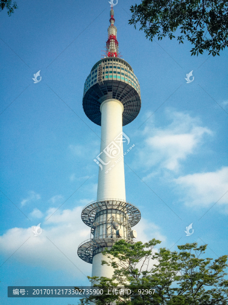 韓國街路建筑首爾塔