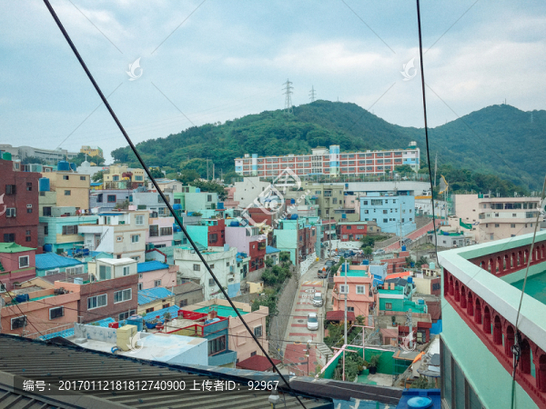 韓國街路建筑群