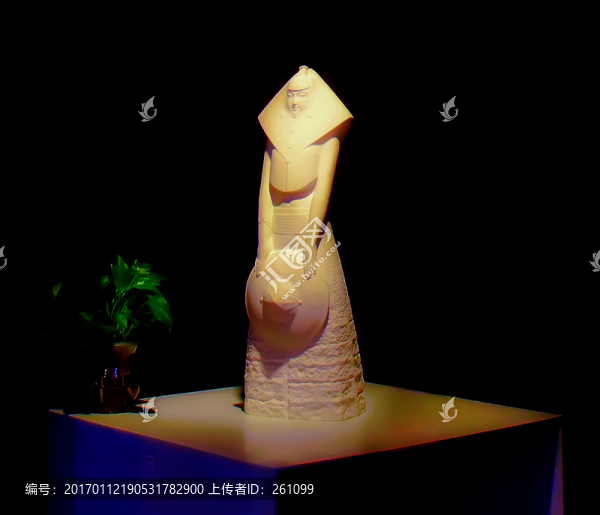 惠女雕塑