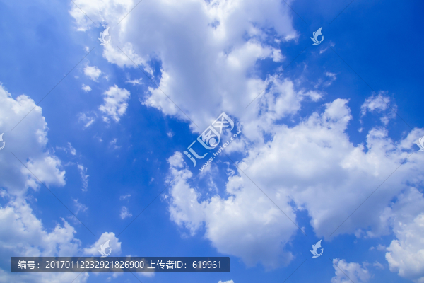 藍天白云天空背景