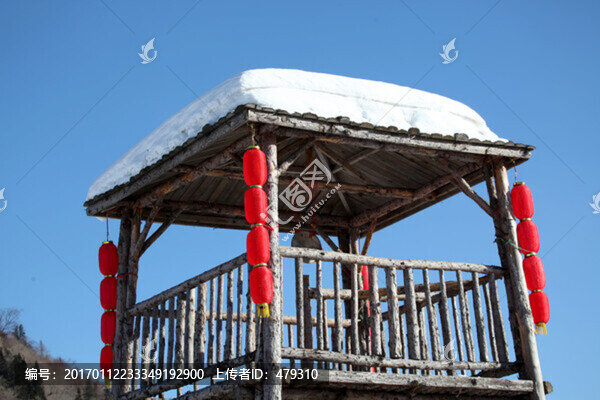 雪鄉(xiāng),雪景,瞭望臺(tái)
