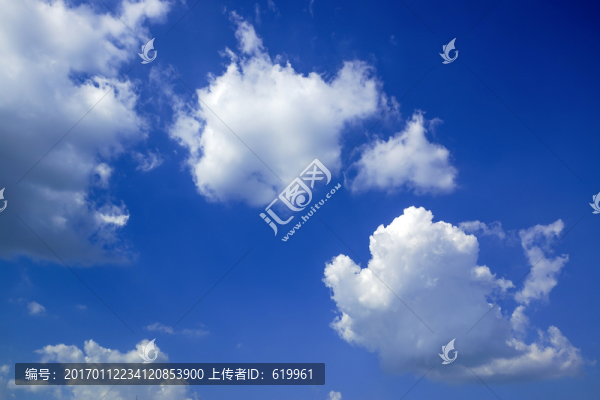 藍(lán)天白云天空背景