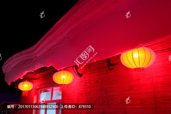 雪鄉(xiāng),夜景,燈光-匯圖網(wǎng) www.fosd68.com 雪鄉(xiāng),夜景,燈光