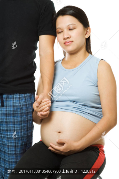懷孕的女人