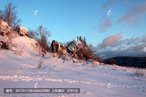 林海雪原,雪鄉(xiāng),樹(shù)木,白雪,冬