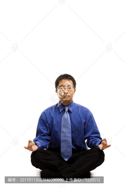 冥想的商人