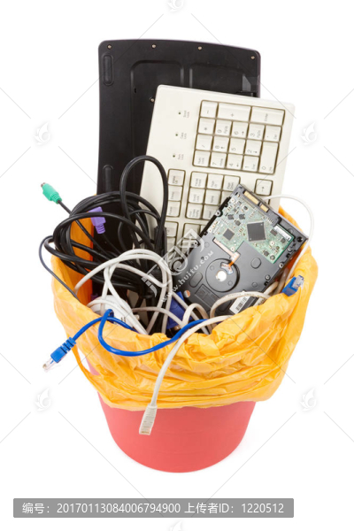 廢棄的電腦硬件