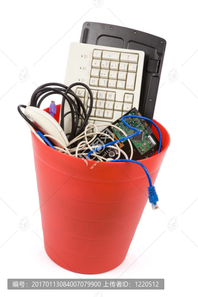 廢棄的電腦硬件
