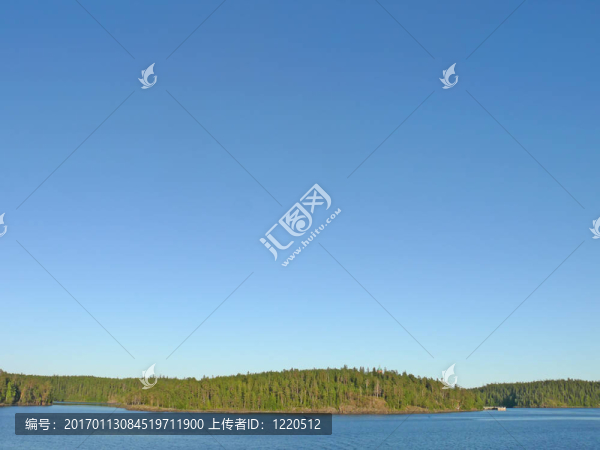 海島瓦拉姆在拉多加湖景觀