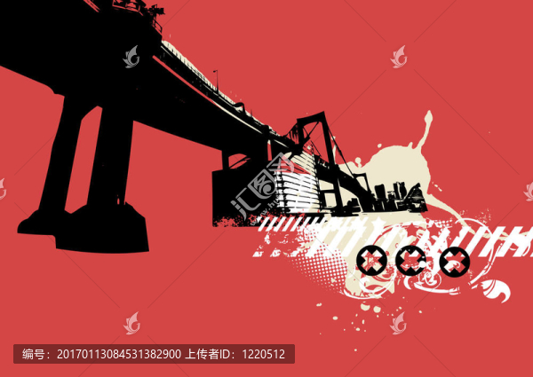 城市橋梁。