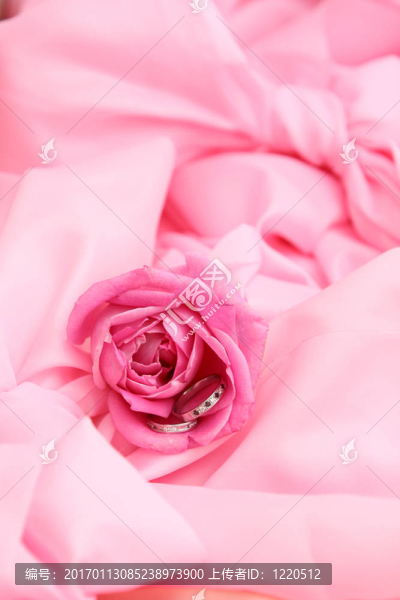 鮮花內(nèi)的結(jié)婚戒指