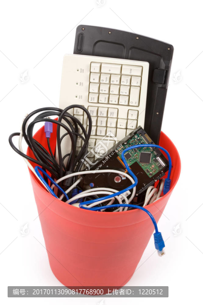 廢棄的電腦硬件